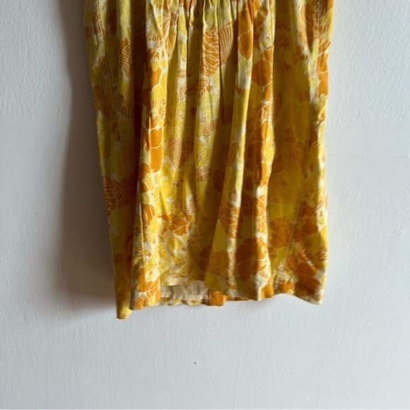 Urban Outfitters UO Sz M NWT Yellow Floral Cotton Mini Dress - Picture 8 of 11